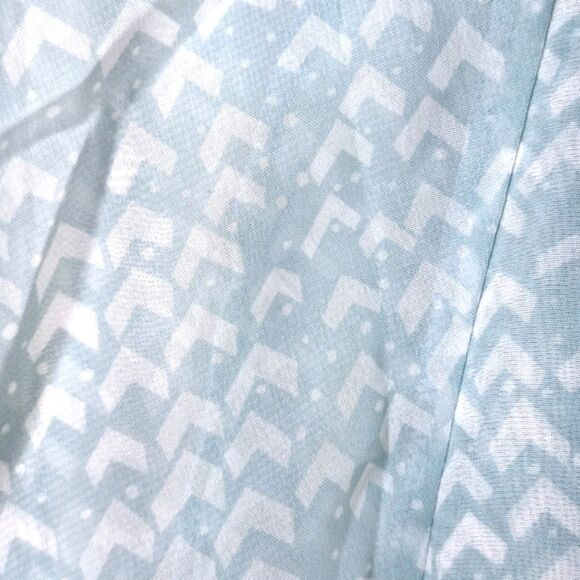 Charming Charlie Sheer Ruffled Blouse with Flutter Sleeves Sz M - Picture 8 of 12